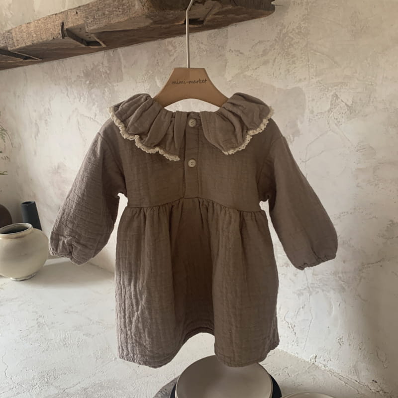 MIMI MARKET - Korean Children Fashion - #Kfashion4kids - Lace Toshon One-piece - 5