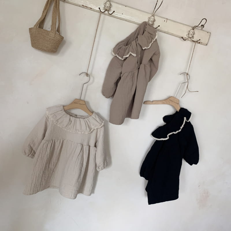MIMI MARKET - Korean Children Fashion - #Kfashion4kids - Lace Toshon One-piece - 7