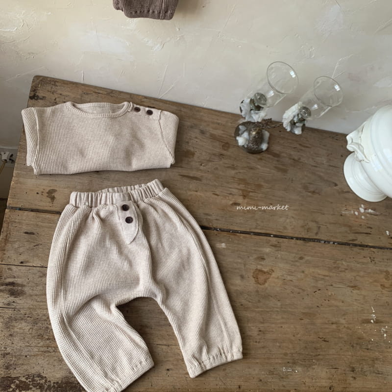 MIMI MARKET - Korean Children Fashion - #Kfashion4kids - Upi Top Bottom Set - 10
