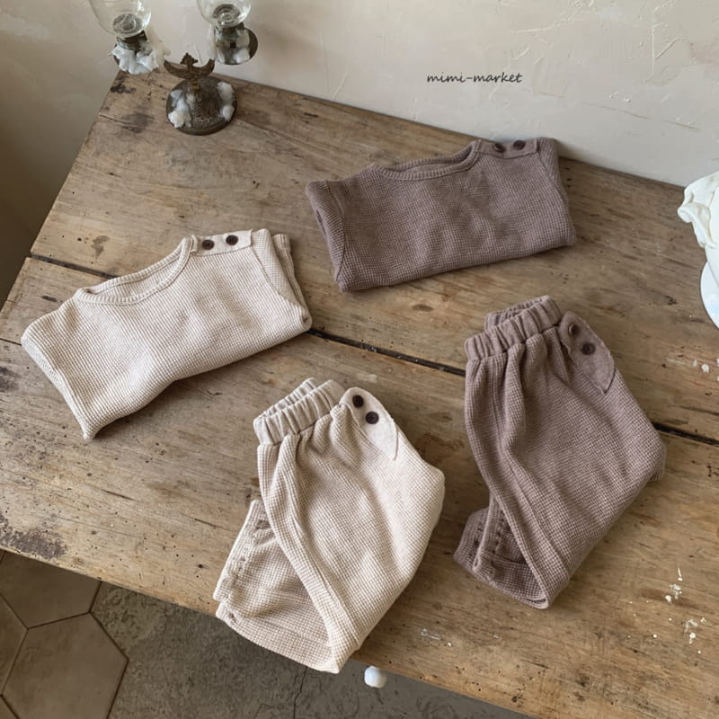 MIMI MARKET - Korean Children Fashion - #Kfashion4kids - Upi Top Bottom Set - 2