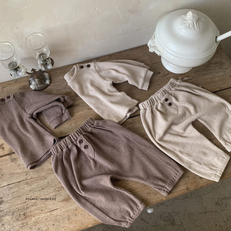 MIMI MARKET - Korean Children Fashion - #Kfashion4kids - Upi Top Bottom Set - 4