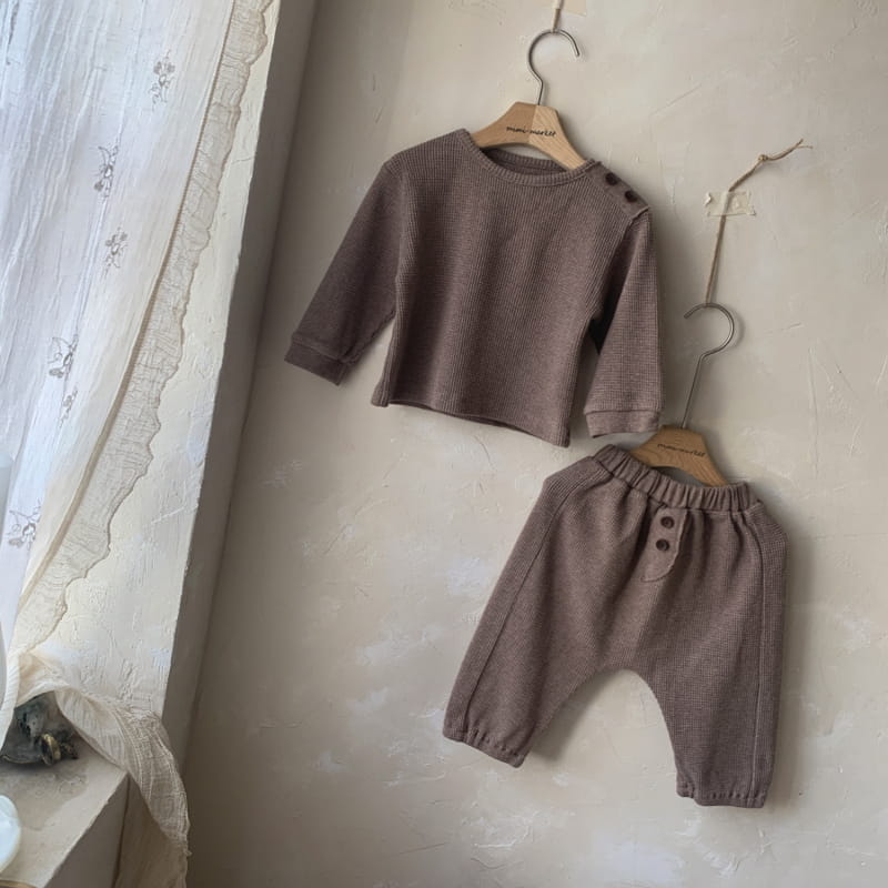 MIMI MARKET - Korean Children Fashion - #Kfashion4kids - Upi Top Bottom Set - 8