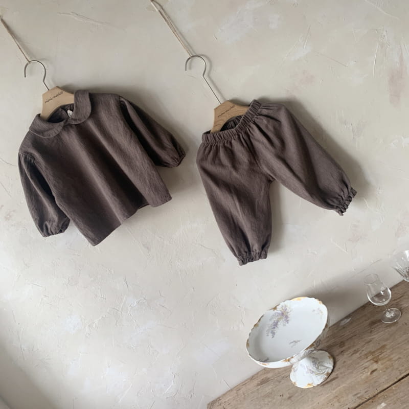 MIMI MARKET - Korean Children Fashion - #Kfashion4kids - Pollin Top Bottom Set - 6