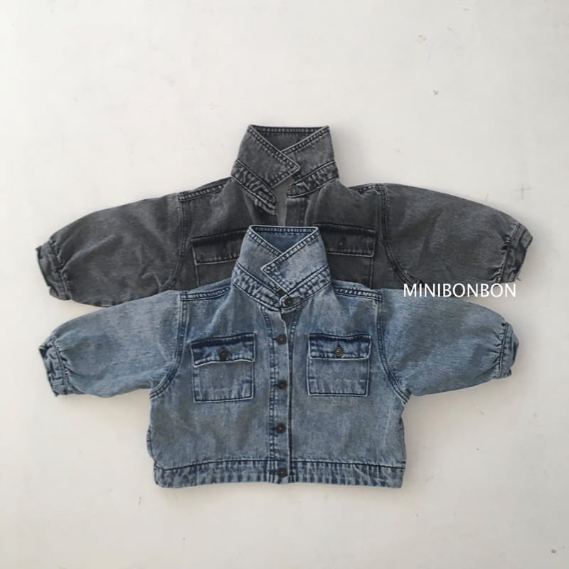 MINI BONGBONG - Korean Children Fashion - #Kfashion4kids - Shirt Denim Jacket - 8