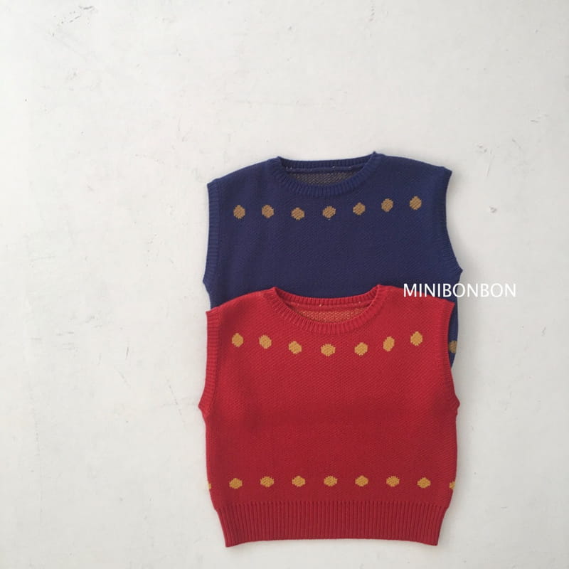 MINI BONGBONG - Korean Children Fashion - #Kfashion4kids - Point Vest - 10