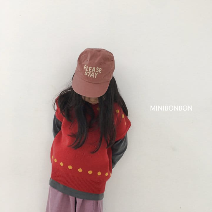 MINI BONGBONG - Korean Children Fashion - #Kfashion4kids - Point Vest - 12