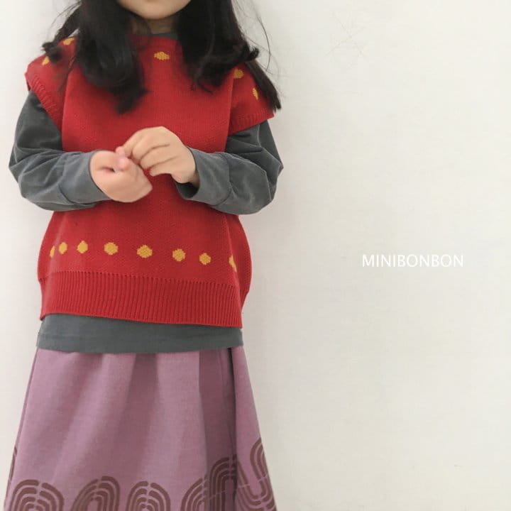 MINI BONGBONG - Korean Children Fashion - #Kfashion4kids - Point Vest - 2