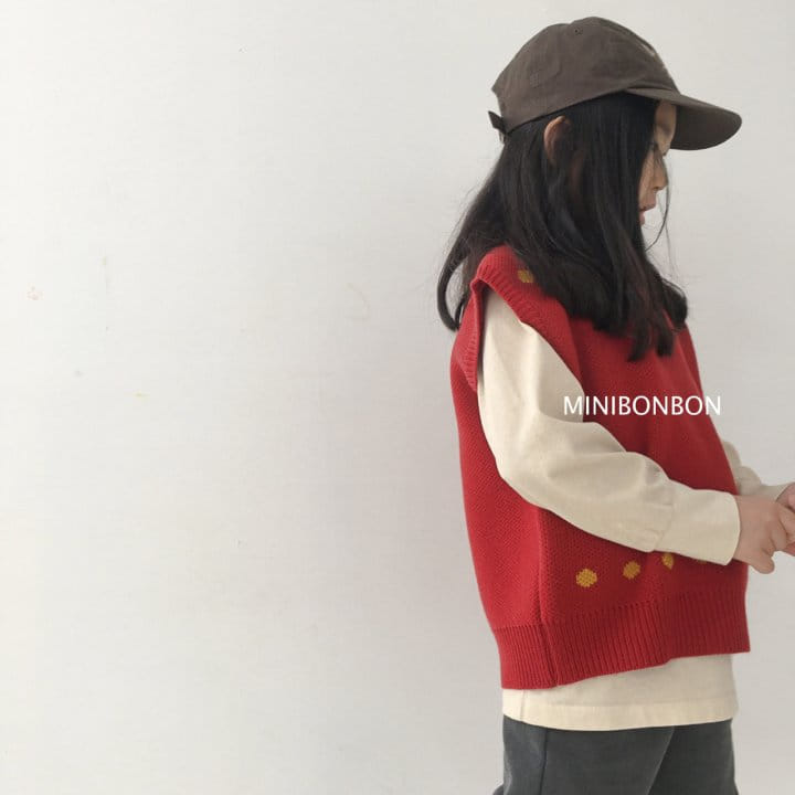 MINI BONGBONG - Korean Children Fashion - #Kfashion4kids - Point Vest - 4