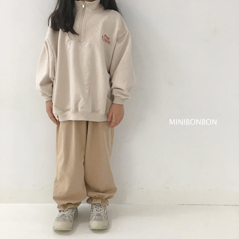 MINI BONGBONG - Korean Children Fashion - #Kfashion4kids - Half Neck Sweatshirt - 2