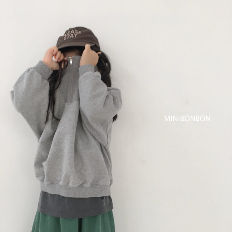MINI BONGBONG - Korean Children Fashion - #Kfashion4kids - Half Neck Sweatshirt - 4