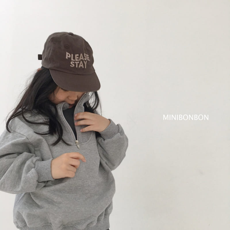 MINI BONGBONG - Korean Children Fashion - #Kfashion4kids - Half Neck Sweatshirt - 6