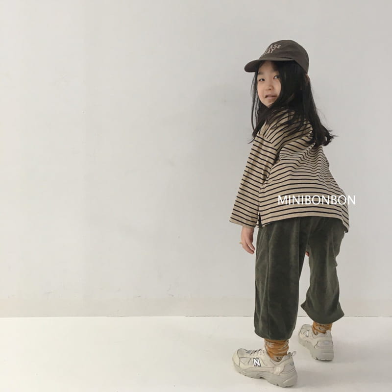 MINI BONGBONG - Korean Children Fashion - #Kfashion4kids - Mole Stripes Tee - 5