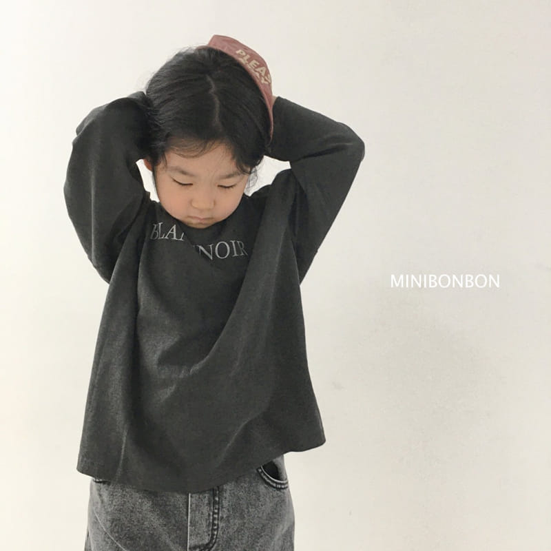 MINI BONGBONG - Korean Children Fashion - #Kfashion4kids - Blanc Noi Tee