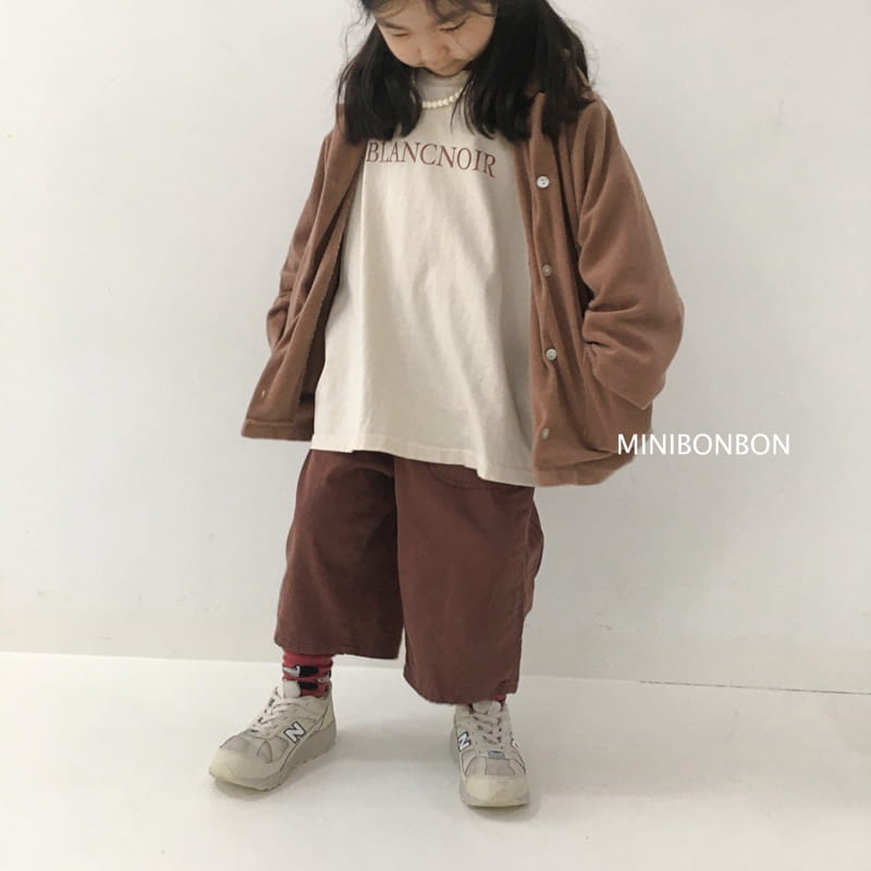 MINI BONGBONG - Korean Children Fashion - #Kfashion4kids - Blanc Noi Tee - 2