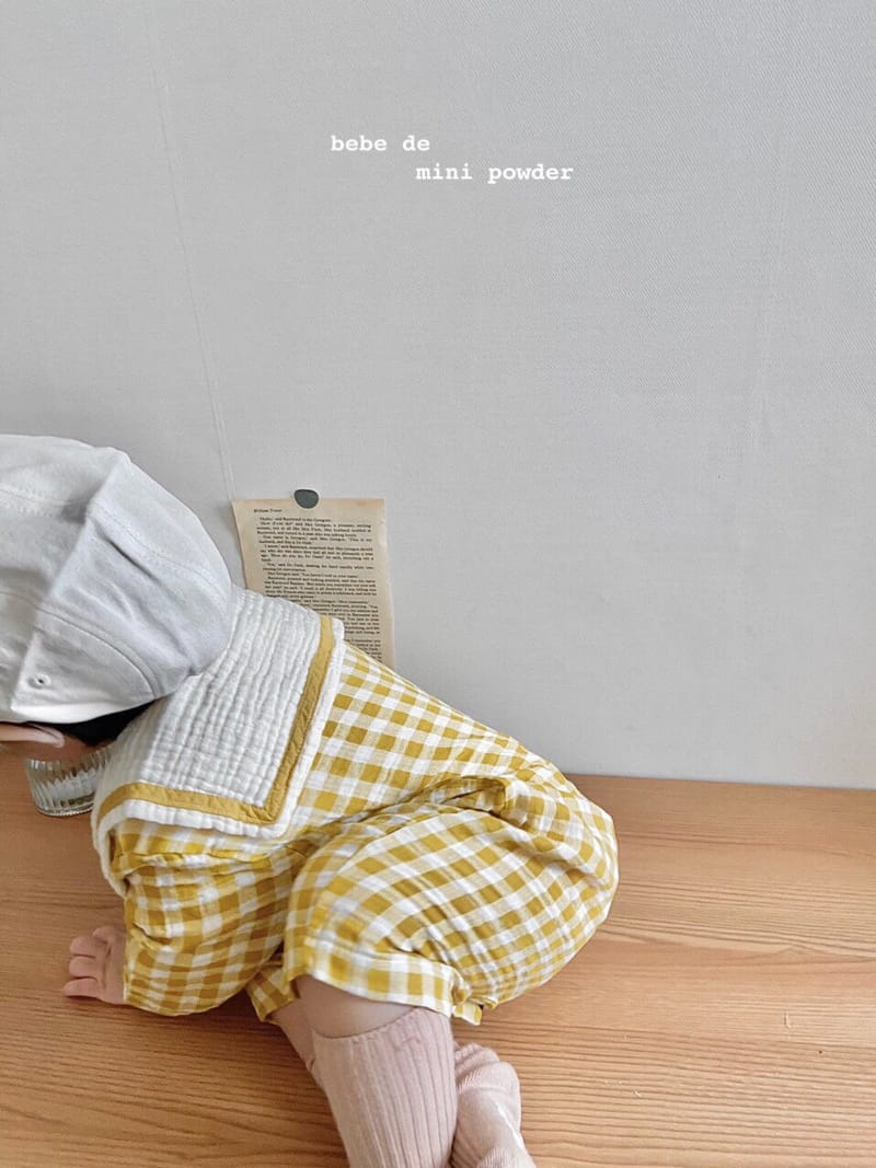 MINI POWDER - Korean Children Fashion - #Kfashion4kids - Check Sailor Bodysuit - 12