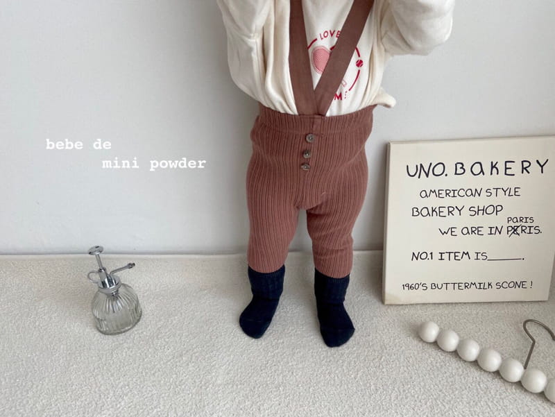 MINI POWDER - Korean Children Fashion - #Kfashion4kids - Band Button Leggings - 3