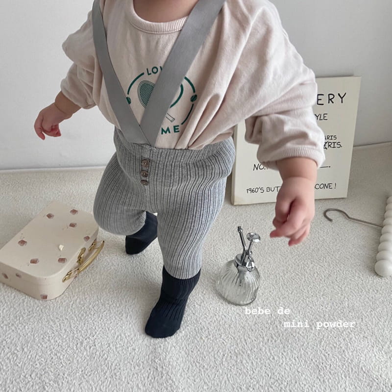 MINI POWDER - Korean Children Fashion - #Kfashion4kids - Band Button Leggings - 7