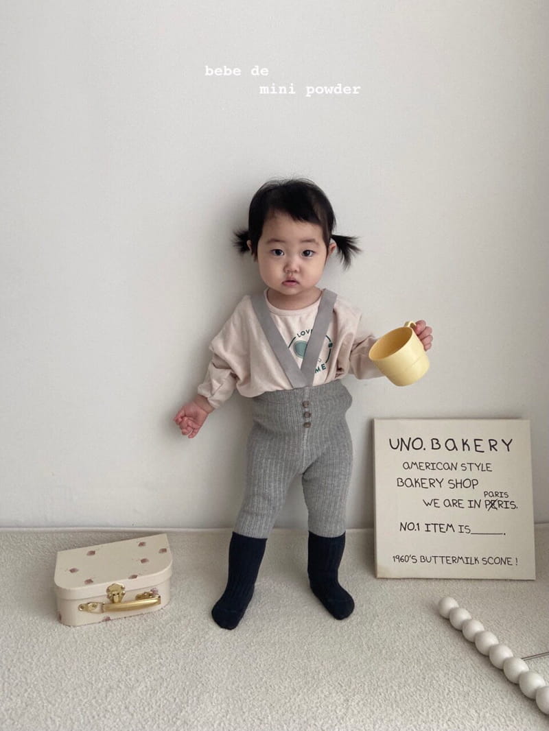 MINI POWDER - Korean Children Fashion - #Kfashion4kids - Band Button Leggings - 9
