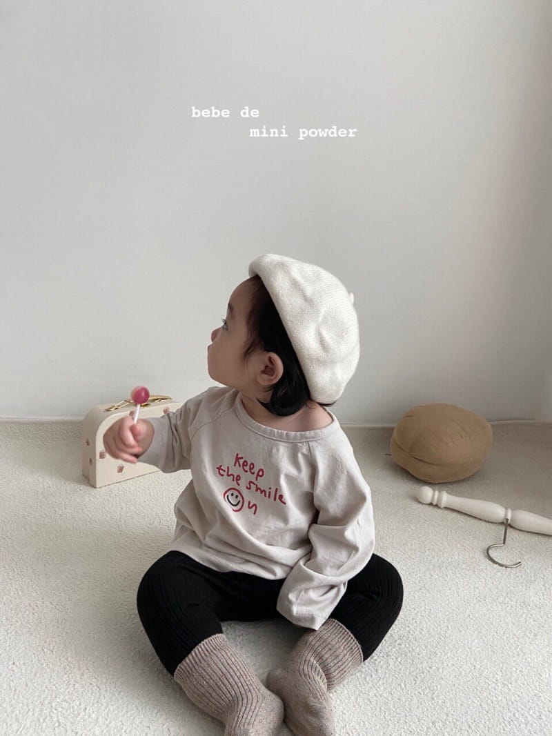 MINI POWDER - Korean Children Fashion - #Kfashion4kids - Smile Tee