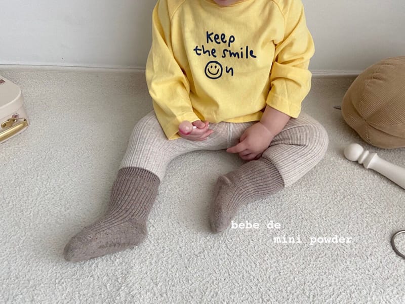 MINI POWDER - Korean Children Fashion - #Kfashion4kids - Smile Tee - 10