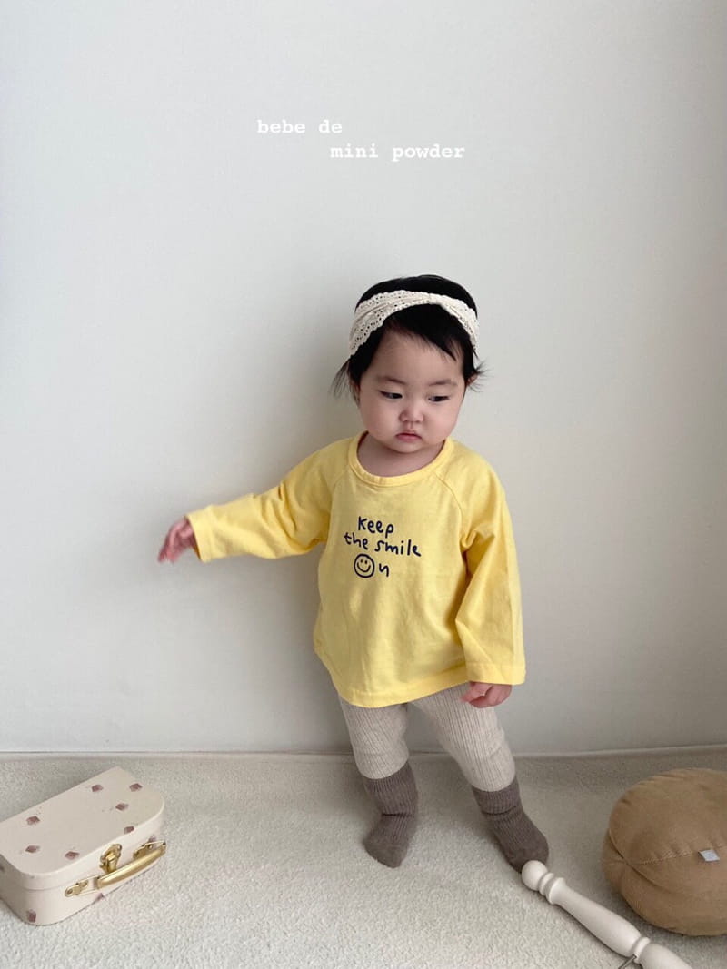 MINI POWDER - Korean Children Fashion - #Kfashion4kids - Smile Tee - 11