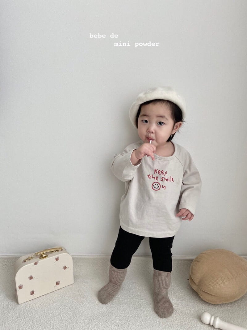 MINI POWDER - Korean Children Fashion - #Kfashion4kids - Smile Tee - 2
