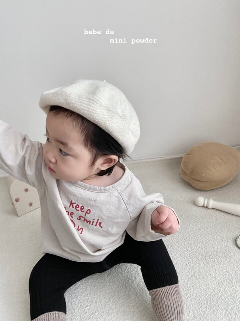 MINI POWDER - Korean Children Fashion - #Kfashion4kids - Smile Tee - 3