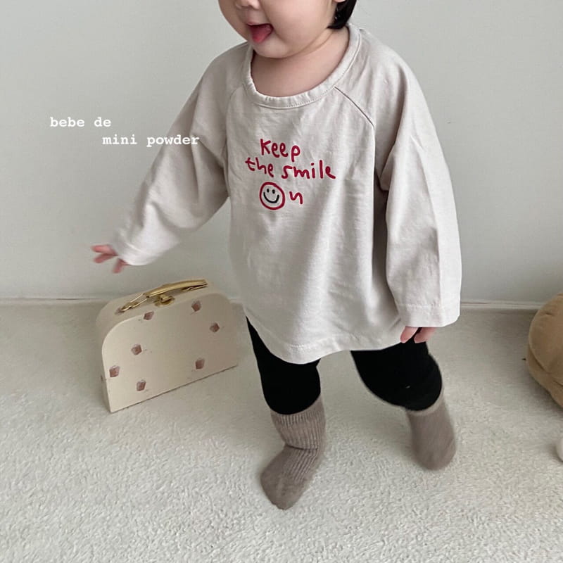 MINI POWDER - Korean Children Fashion - #Kfashion4kids - Smile Tee - 4