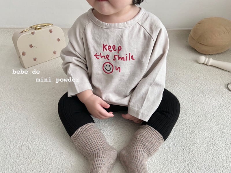 MINI POWDER - Korean Children Fashion - #Kfashion4kids - Smile Tee - 6