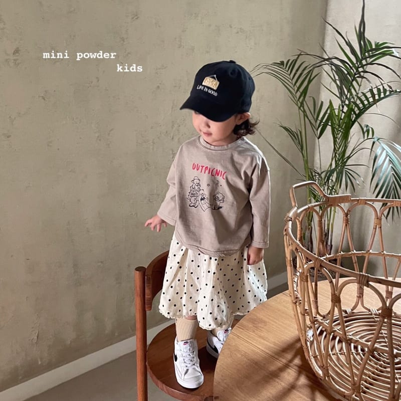 MINI POWDER - Korean Children Fashion - #Kfashion4kids - Picnic Tee