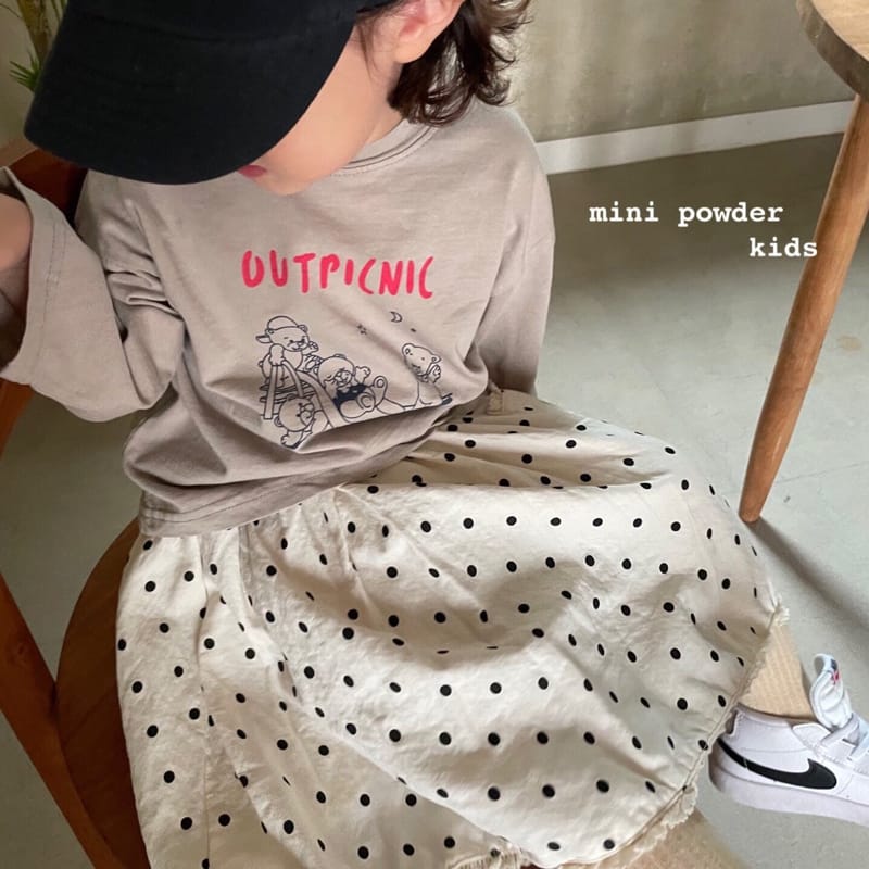 MINI POWDER - Korean Children Fashion - #Kfashion4kids - Picnic Tee - 3