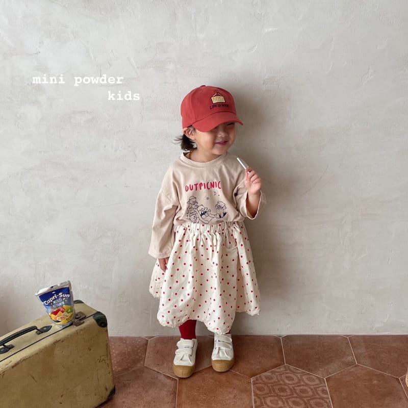 MINI POWDER - Korean Children Fashion - #Kfashion4kids - Picnic Tee - 8