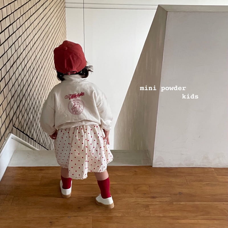 MINI POWDER - Korean Children Fashion - #Kfashion4kids - Milk Shake Zip-up Jacket