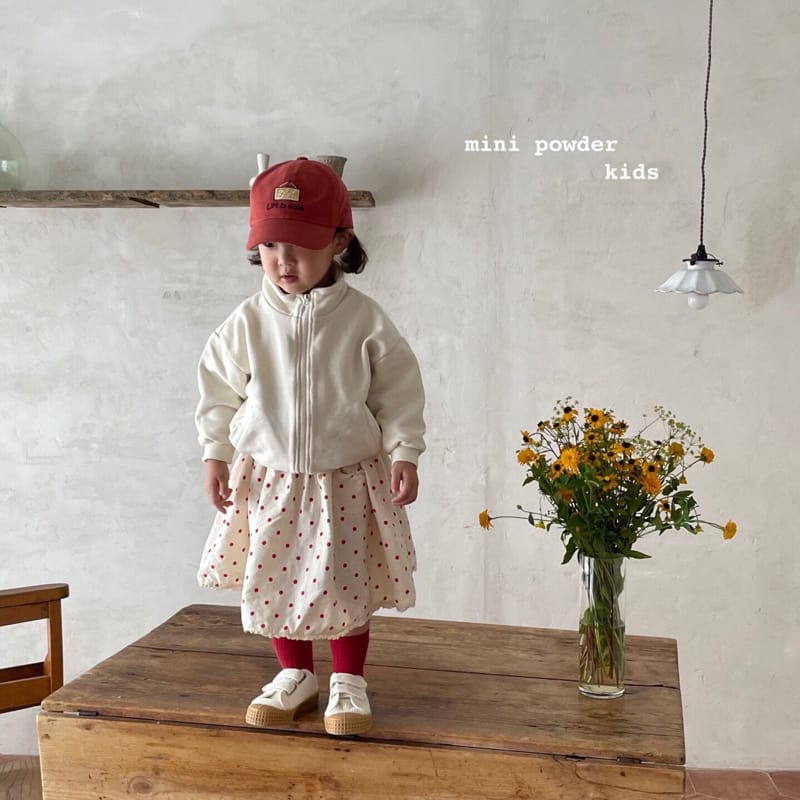 MINI POWDER - Korean Children Fashion - #Kfashion4kids - Milk Shake Zip-up Jacket - 2