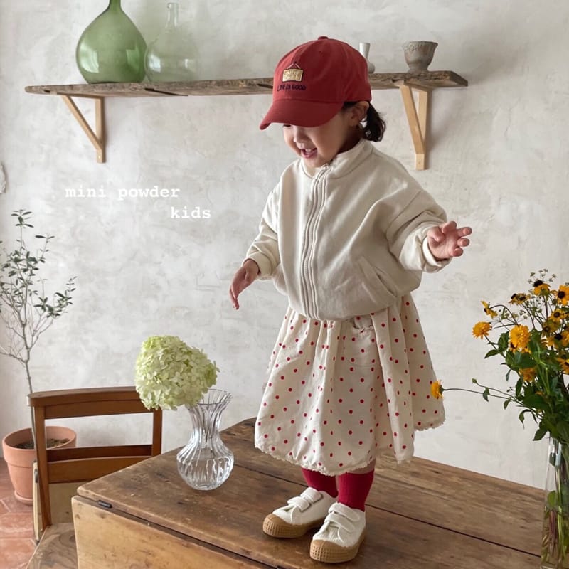 MINI POWDER - Korean Children Fashion - #Kfashion4kids - Milk Shake Zip-up Jacket - 4