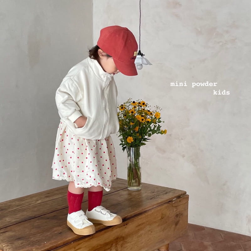 MINI POWDER - Korean Children Fashion - #Kfashion4kids - Milk Shake Zip-up Jacket - 6