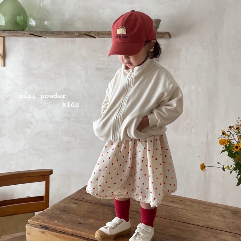 MINI POWDER - Korean Children Fashion - #Kfashion4kids - Milk Shake Zip-up Jacket - 8