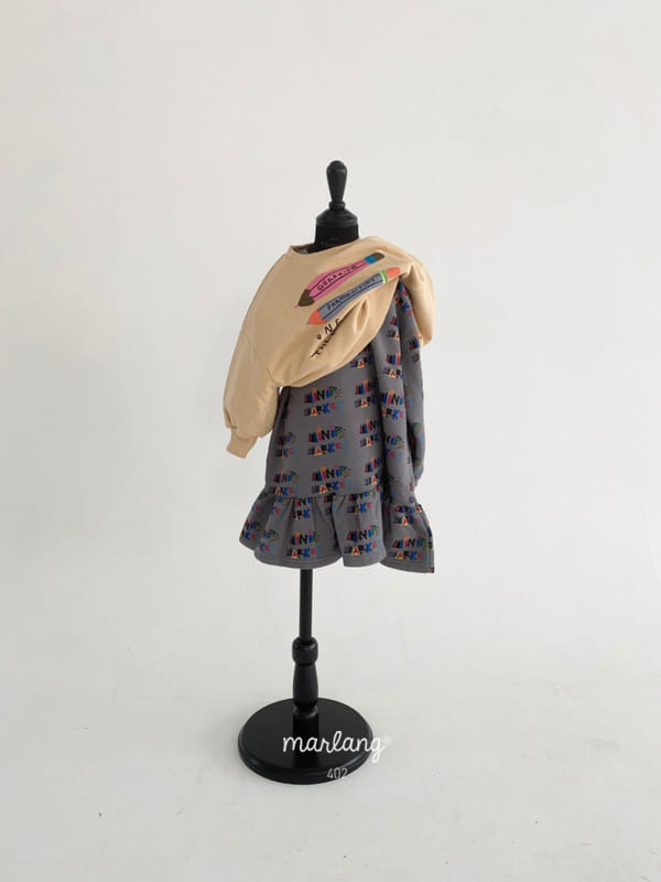 MINI PS MARKET - Korean Children Fashion - #Kfashion4kids - Pencil Print Sweatshirt
