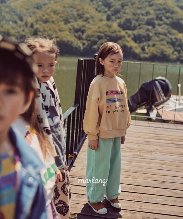 MINI PS MARKET - Korean Children Fashion - #Kfashion4kids - Pencil Print Sweatshirt - 9