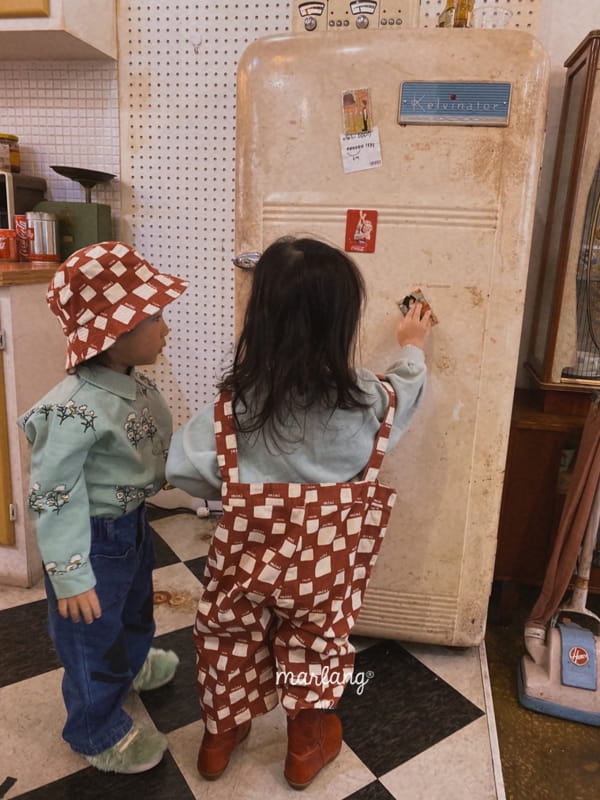 MINI PS MARKET - Korean Children Fashion - #Kfashion4kids - Chess Overalls