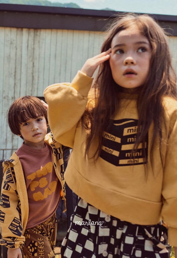 MINI PS MARKET - Korean Children Fashion - #Kfashion4kids - Shape Print Sweatshirt - 10