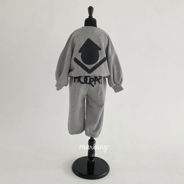 MINI PS MARKET - Korean Children Fashion - #Kfashion4kids - Wapen Embroidery Hooray Wide Jogger Pants - 2
