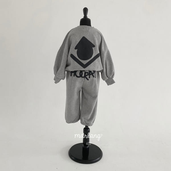 MINI PS MARKET - Korean Children Fashion - #Kfashion4kids - Wapen Embroidery Hooray Sweatshirt
