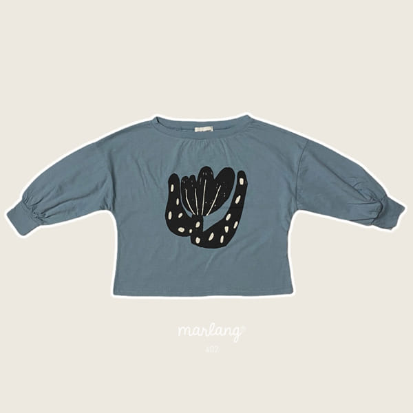 MINI PS MARKET - Korean Children Fashion - #Kfashion4kids - Big Flower Print Tee