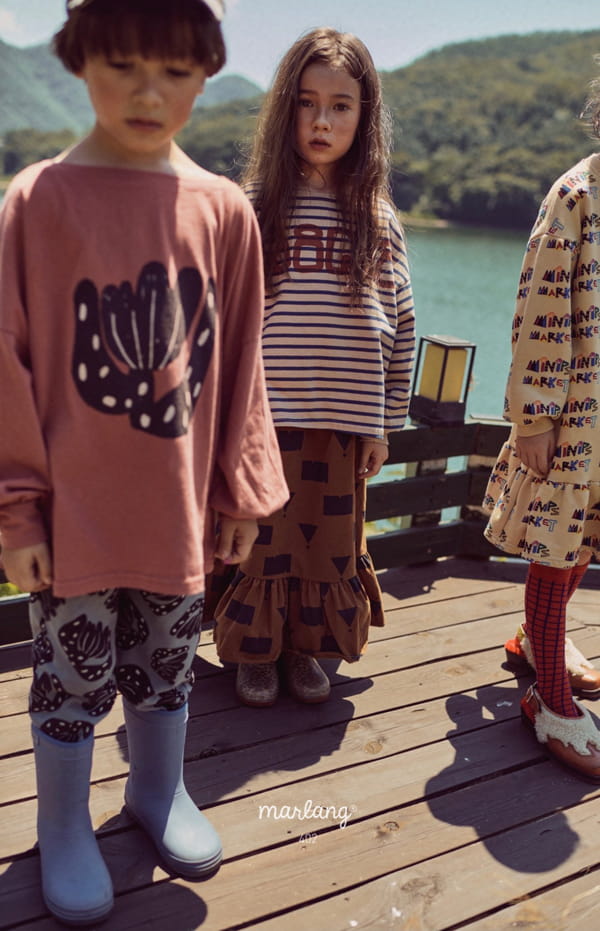 MINI PS MARKET - Korean Children Fashion - #Kfashion4kids - Big Flower Print Tee - 7