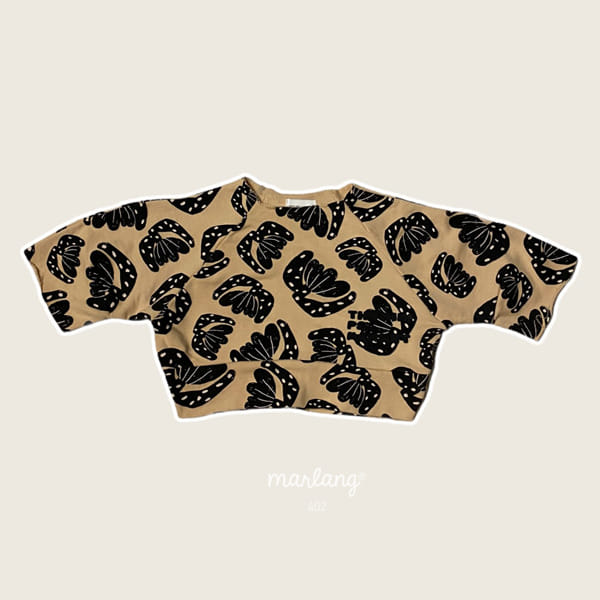 MINI PS MARKET - Korean Children Fashion - #Kfashion4kids - Big Flower Cutting Sweatshirt