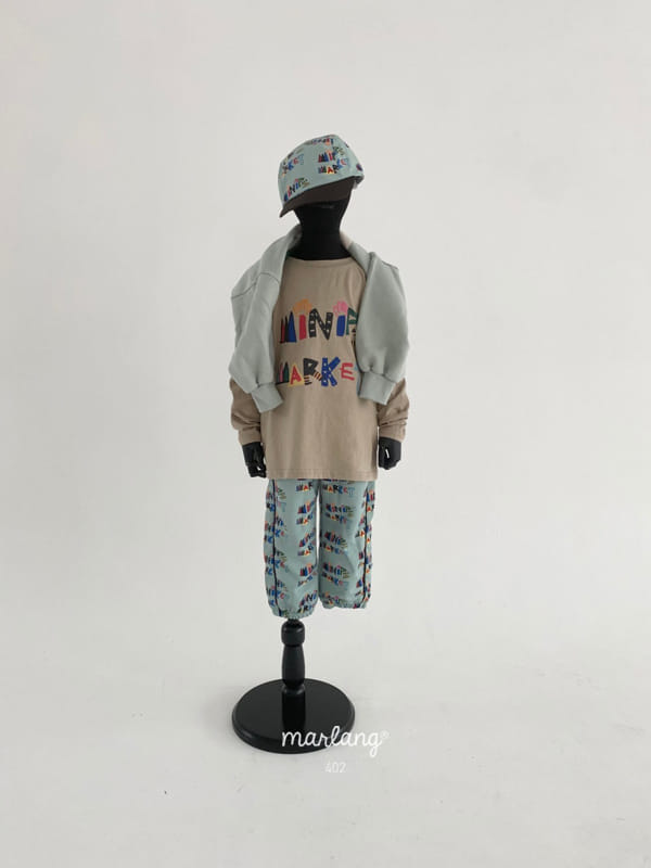 MINI PS MARKET - Korean Children Fashion - #Kfashion4kids - Diagonal English Sweatshirt - 3