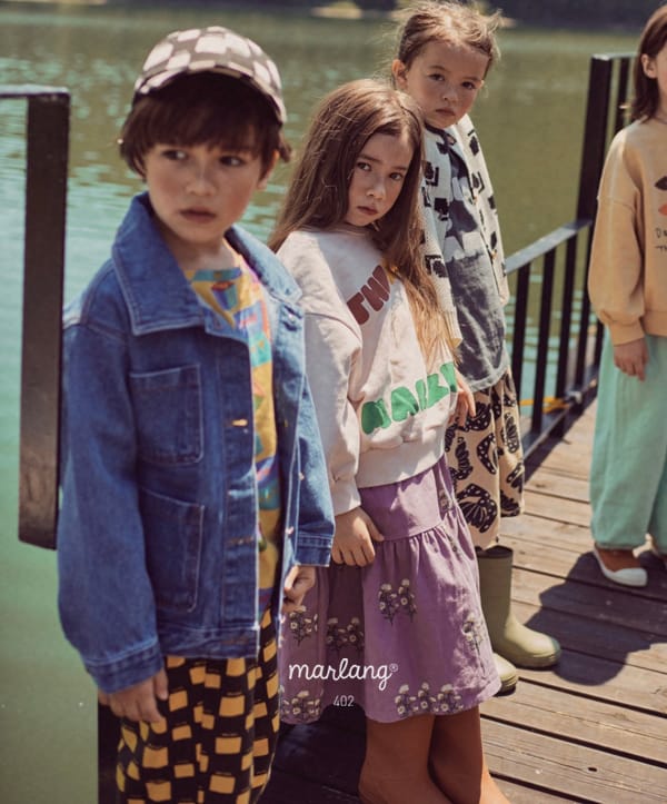 MINI PS MARKET - Korean Children Fashion - #Kfashion4kids - Diagonal English Sweatshirt - 9