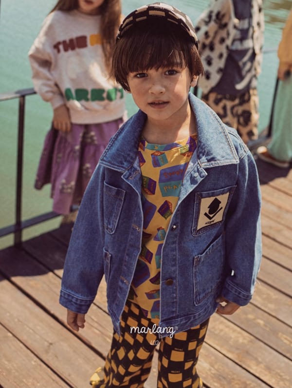 MINI PS MARKET - Korean Children Fashion - #Kfashion4kids - Hooray Denim Jacket - 4