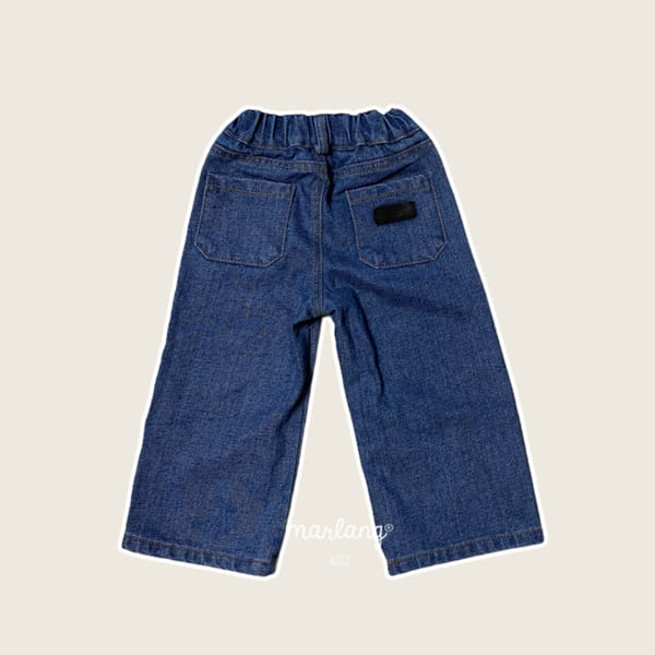 MINI PS MARKET - Korean Children Fashion - #Kfashion4kids - Hooray Print Denim Pants